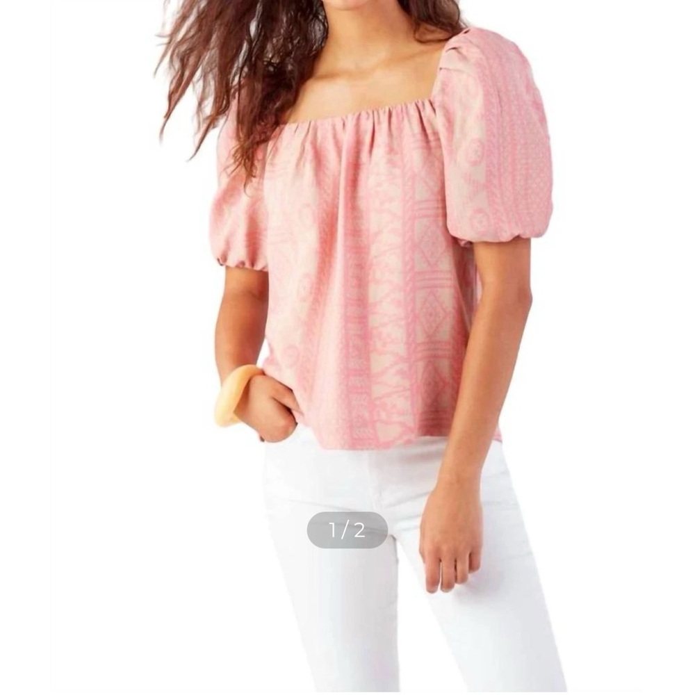 Finley puff shirt size L